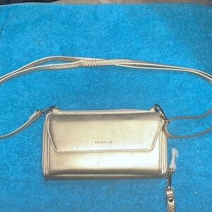 NWOT- Fossil Gold Crossbody Bag